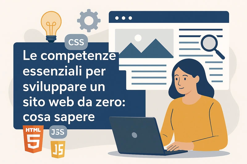 Le competenze essenziali per sviluppare un sito web da zero: cosa sapere