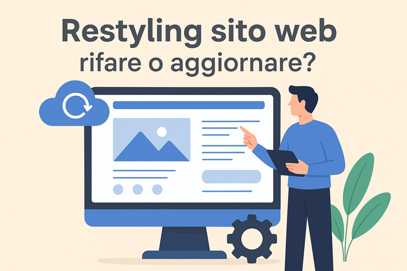 Restyling sito web