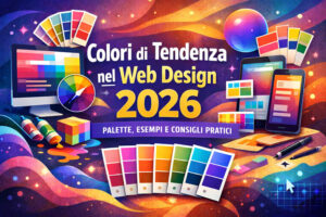 colori tendenza web design 2026