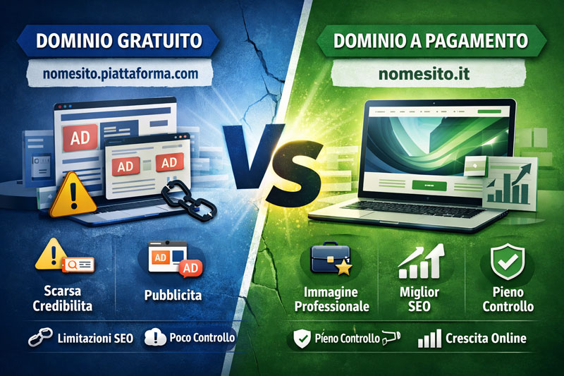 Dominio gratis o a pagamento